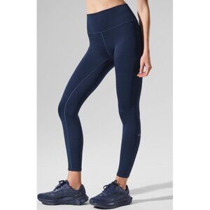 Alo 7/8 High-Waist Airlift Leggings True Navy Hi-Rise Waisted Tights Skinny Pant